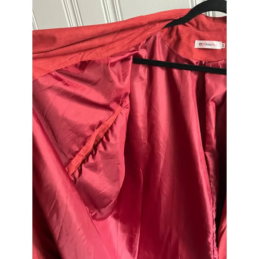 Cape/coat swallow red order plus size Med